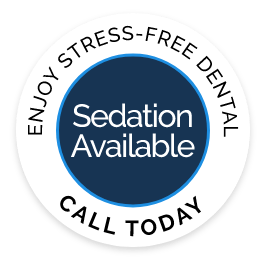 Sedation available stamp